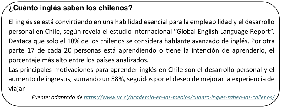 Texto o figura de apoyo para las preguntas 8 a 11 del examen de Educación Matemática (Tercer Nivel)